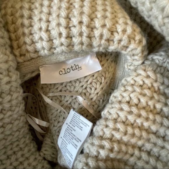 CLOTH cotton blend asymmetrical sweater - Picture 6 of 6